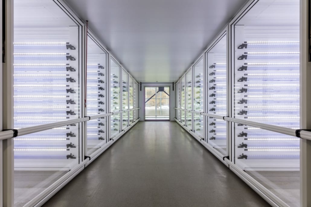 Corridor with HatchCare units